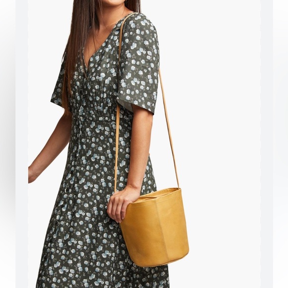 Able Amelia Button Front Dress Green Floral Print Size XXL - Picture 9 of 12